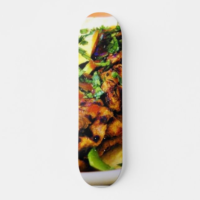 Carne Asada Tacos Skateboard Deck (Front)