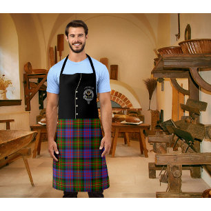 Carnegie Clan Badge & Tartan Kilt Apron