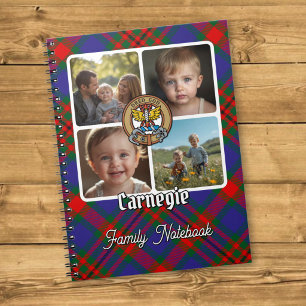 Carnegie Family Photo Collage Notebook