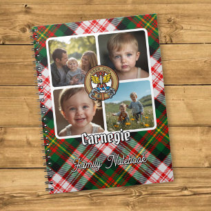 Carnegie Family Photo Collage Notebook