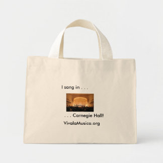 Carnegie Hall Canvas Bag