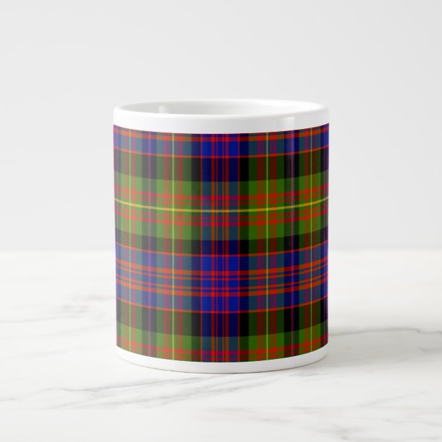 Carnegie Scottish Tartan Giant Coffee Mug (Front)