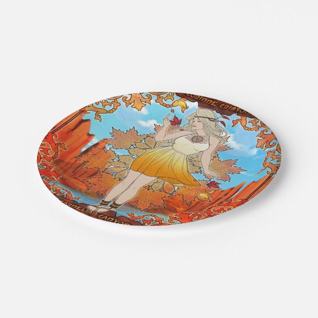 CARNELIAN CANYON PAPER PLATES (Angled)