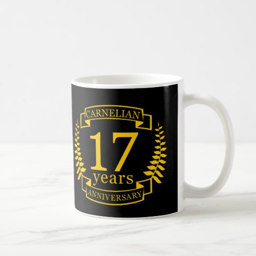 Carnelian Gemstone wedding anniversary 17 years Coffee Mug