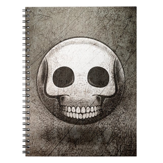 Carnet skullmoji Vintage Notebook (Front)