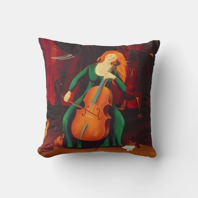 Carneval des Animeaux 2001 Throw Pillow (Front)