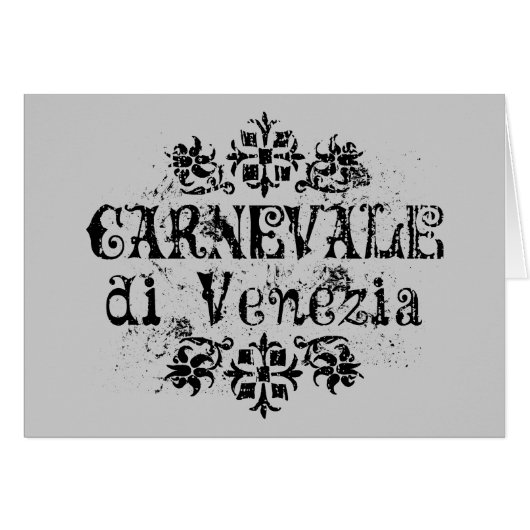 Carnevale di Venezia Cards (Front Horizontal)
