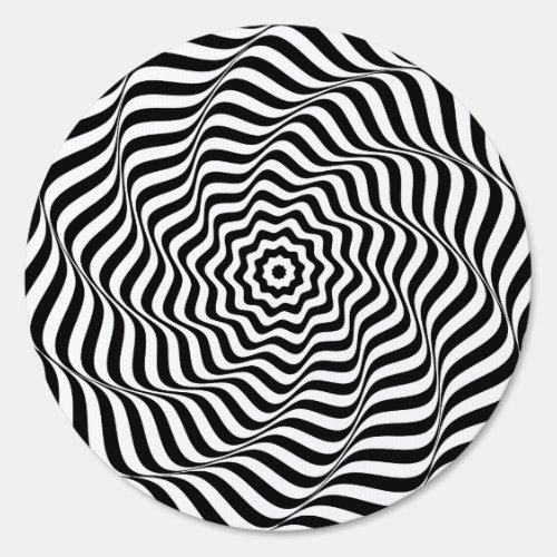 CarnEvil Party Optical Illusion Circles  Sign