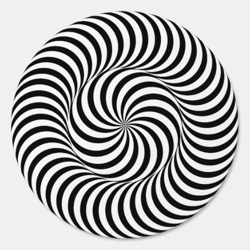 CarnEvil Party Optical Illusion Circles  Sign