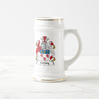 Carney Family Crest Beer Stein