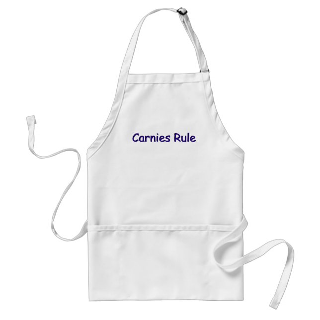 Carnies Rule Adult Apron (Front)