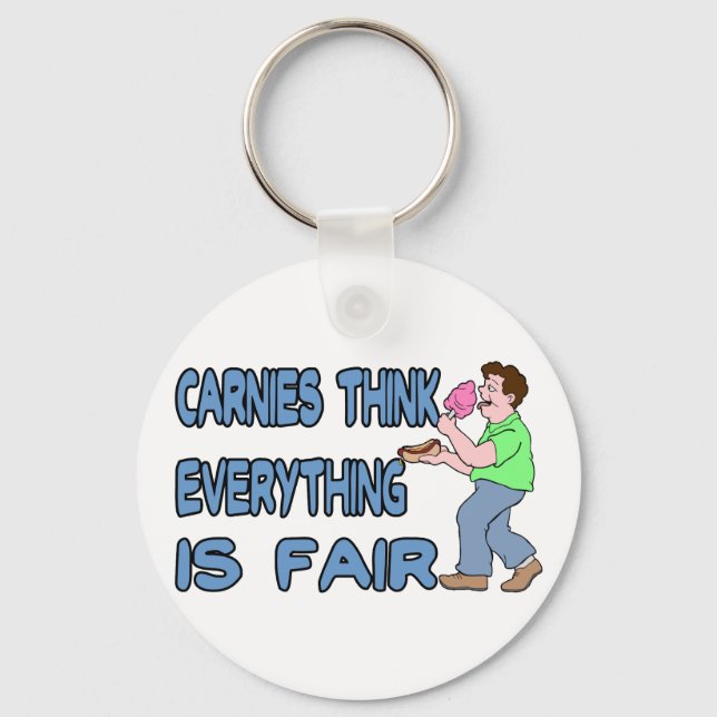 Carnies Think Keychain (Front)