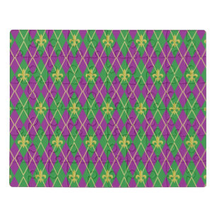 Carnival Argyle Acrylic Puzzle