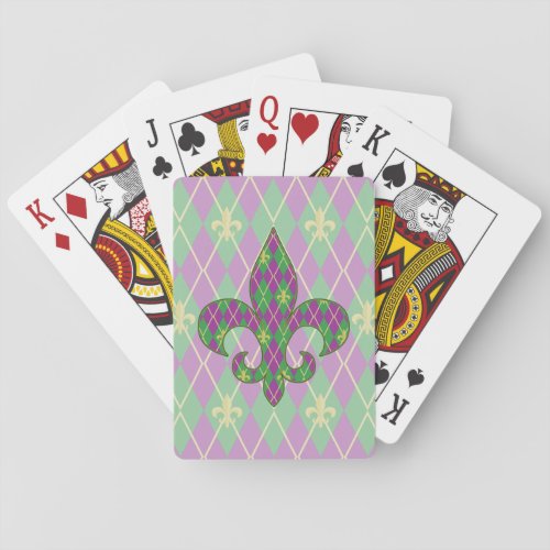 Carnival Argyle Classic Playing Cards