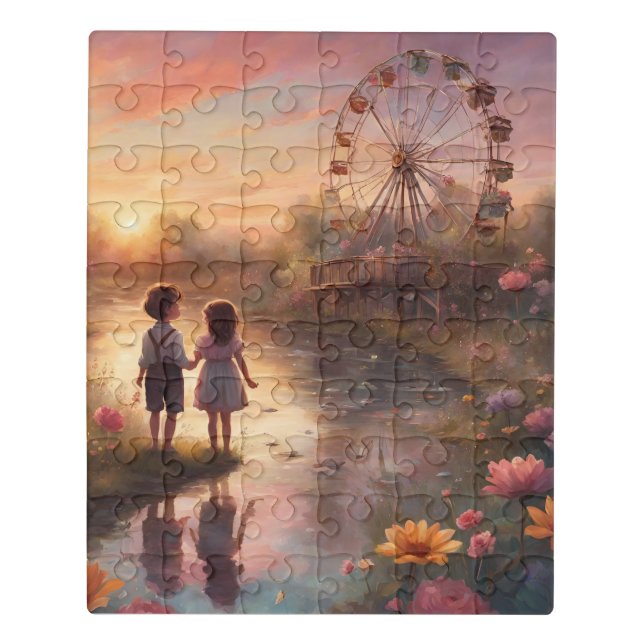 Carnival at Sunset Jigsaw Puzzle (Puzzle Vertical)