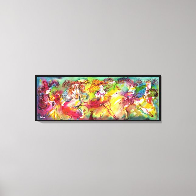 CARNIVAL BALLET / Venetian Masquerade,Dance,Music Canvas Print (Front)