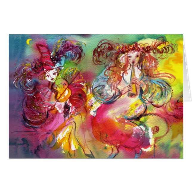 CARNIVAL BALLET / Venetian Masquerade,Dance,Music Cards (Front Horizontal)