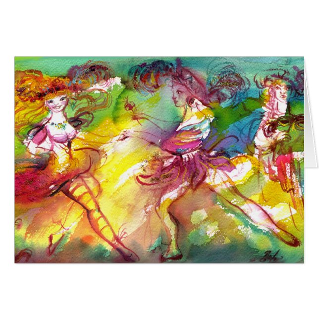 CARNIVAL BALLET / Venetian Masquerade,Dance,Music Cards (Front Horizontal)