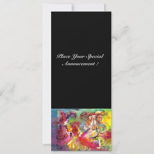 CARNIVAL BALLET  Venetian Masquerade Dance Music Invitation