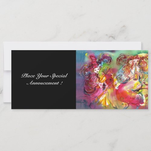 CARNIVAL BALLET  Venetian Masquerade Dance Music Invitation