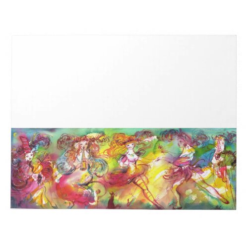 CARNIVAL BALLET Venetian MasqueradeDance Music Notepad