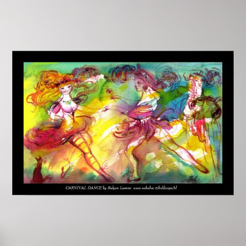 CARNIVAL BALLET  Venetian MasqueradeDanceMusic Poster