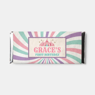 Carnival Banner, Carnival Circus Banner Hershey Bar Favors