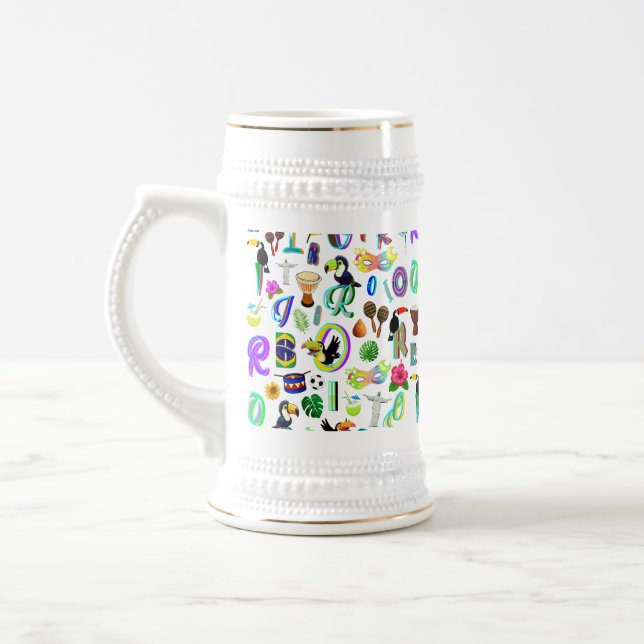 Carnival Beer Stein (Left)