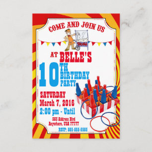 Carnival Birthday Invitation