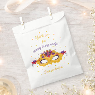 Carnival Birthday Party Thank you Favor Bag