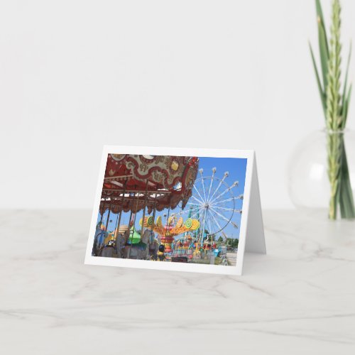 Carnival Blank Notecard