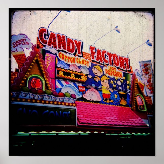 Carnival Candy Factory Photographic Print (Front)