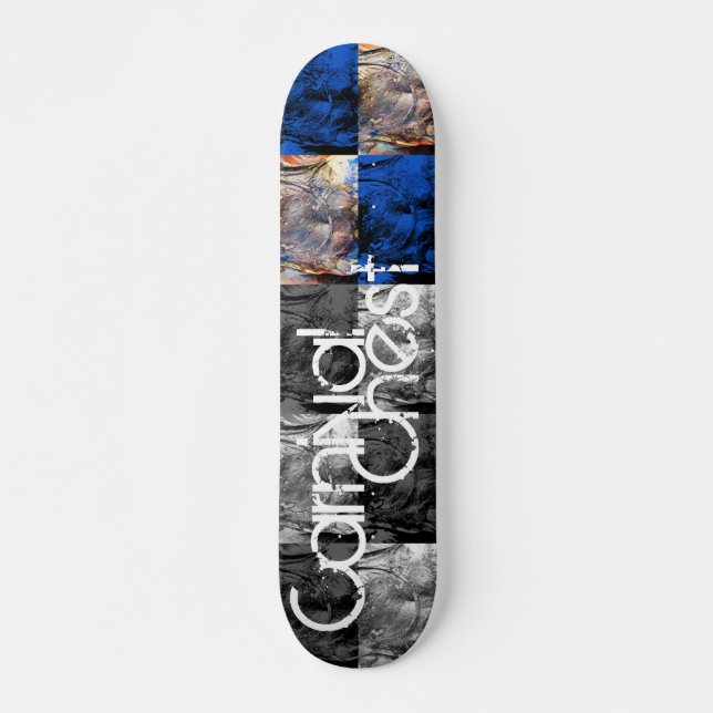 carnival chest skateboard deck (Front)