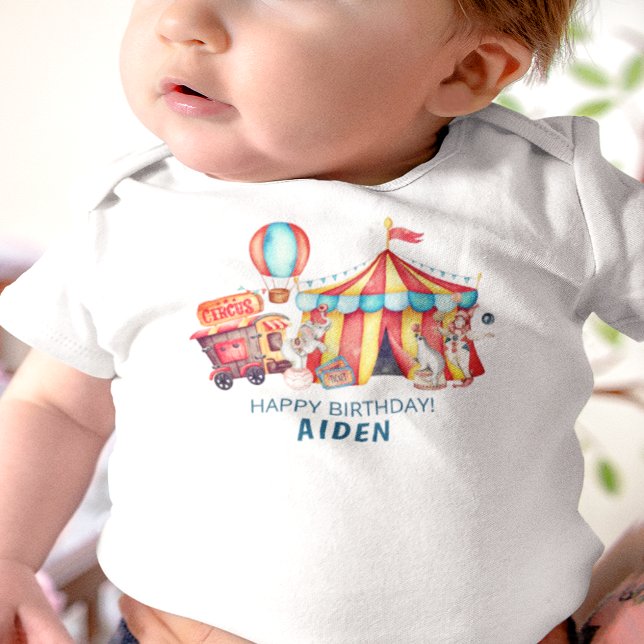 Carnival Circus Big Top Blue Birthday (Creator Uploaded)