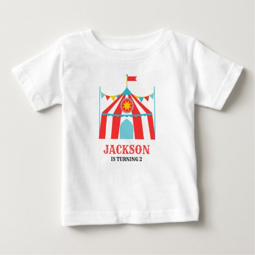 Carnival Circus Birthday Baby T_Shirt