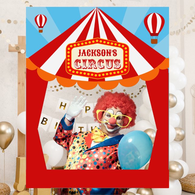 Carnival Circus Festival Kids Birthday Party Foam Board (Creator Uploaded)