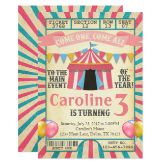 carnival invitation