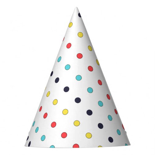 Carnival Colorful Small Dots Birthday Party Hat