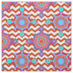 Carnival Colors | Chevron Boho Pattern Fabric