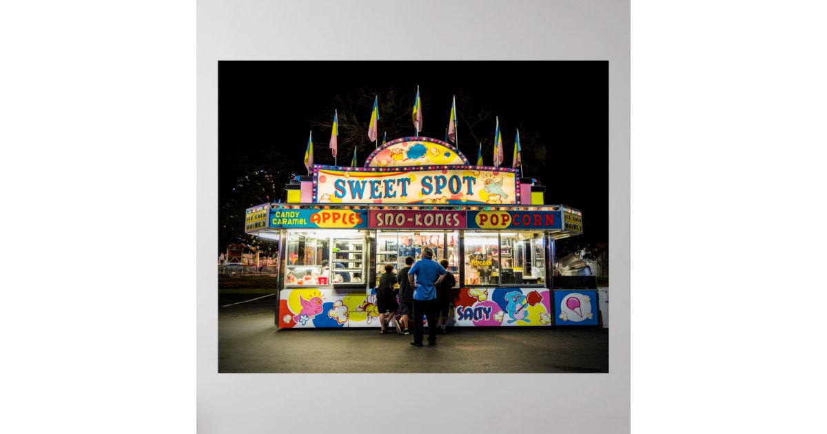 Carnival Concession Stand Poster Zazzle