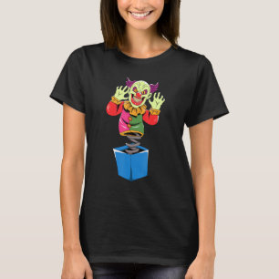 Carnival costume clown out of the box mardi gras f T-Shirt
