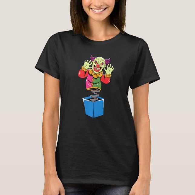 Carnival costume clown out of the box mardi gras f T-Shirt (Front)