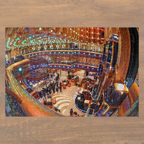 Carnival Cruise Ship Atrium Jigsaw Puzzle