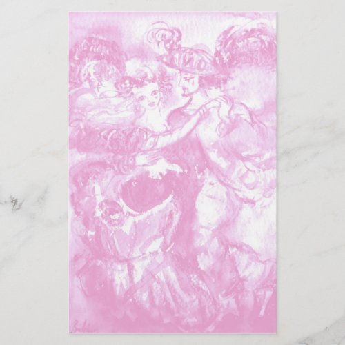 CARNIVAL DANCE  pink white Stationery