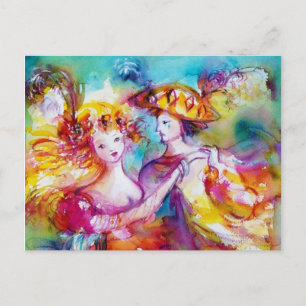 CARNIVAL DANCE POSTCARD