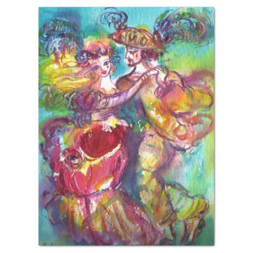 CARNIVAL DANCE Valentines Day Lovers Tissue Paper