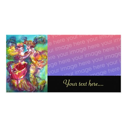 CARNIVAL DANCE Venetian Masquerade Ball black Card