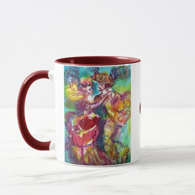 CARNIVAL DANCE Venetian Masquerade Ball Mug (Left)