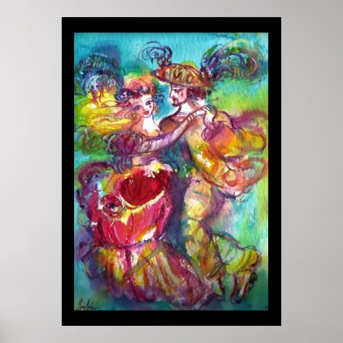 CARNIVAL DANCE Venetian Masquerade Ball Poster