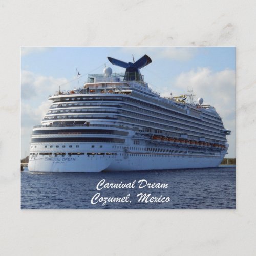 Carnival Dream Postcard